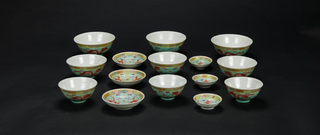 Late Qing/Republuc-A Famille Glazed Turquoise Blue (1 of 5)