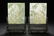 Mid Qing dynasty-a Pair Of Carved Jadeite table sCreens - 2