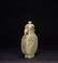 Qing - A Russet White Jade 'Dragon' Cover Vase - 2