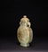 Qing - A Russet White Jade 'Dragon' Cover Vase - 4