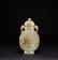 Qing - A Russet White Jade 'Dragon' Cover Vase - 5