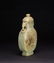 Qing - A Russet White Jade 'Dragon' Cover Vase - 6