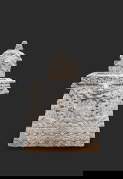 A Very Important Chinese White Stone Carved ‘Dragon’ Water Fountain (Late Ming/Qinglong)