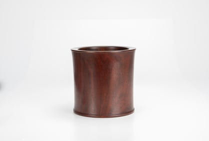 A Hardwood Burshpot
