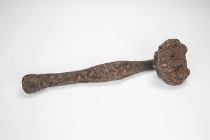 An Agarwood Carved ‘Eight Immoral And Fu Lu Shou’ Ruyi.
