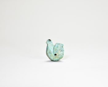 A Turquoise ‘Dragon’ Pendant, Shang Dynasty