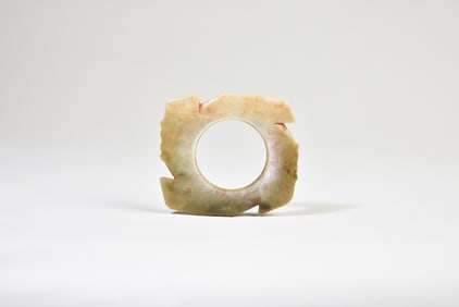 A Jade Notched Disc, Shimao Culture ( c.2300-1800)