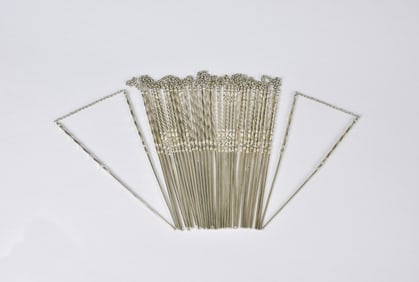 A Eighteen Pair Of Silver Chopstick, Late Qing/Republic