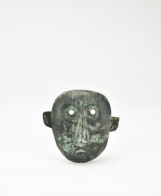 Liao Dynasty (AD 907–1125), Bronze Mask.