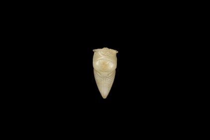 A Pale Green Jade Cicada, Shang Dynasty (c. 1600 BC- c. 1045 BC)