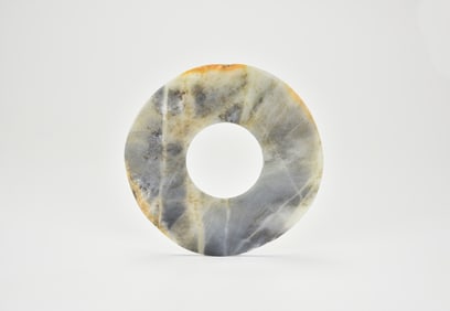A Jade Bi Disc, Liangzhu Culture, Ca. 3300–2300 Bc.