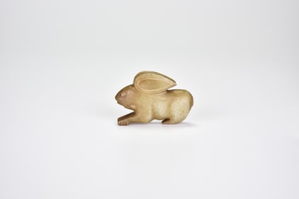 A Jade Rabbit, Shang Dynasty (circa 1600–1046 BC)