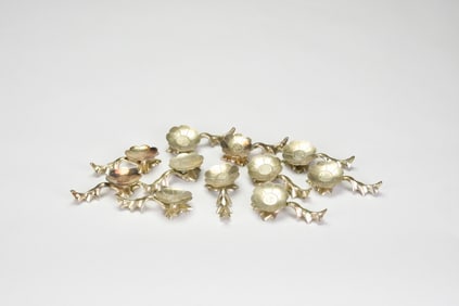 A Set of Eleven Silver-Plated Desk Accessories, 20th Century