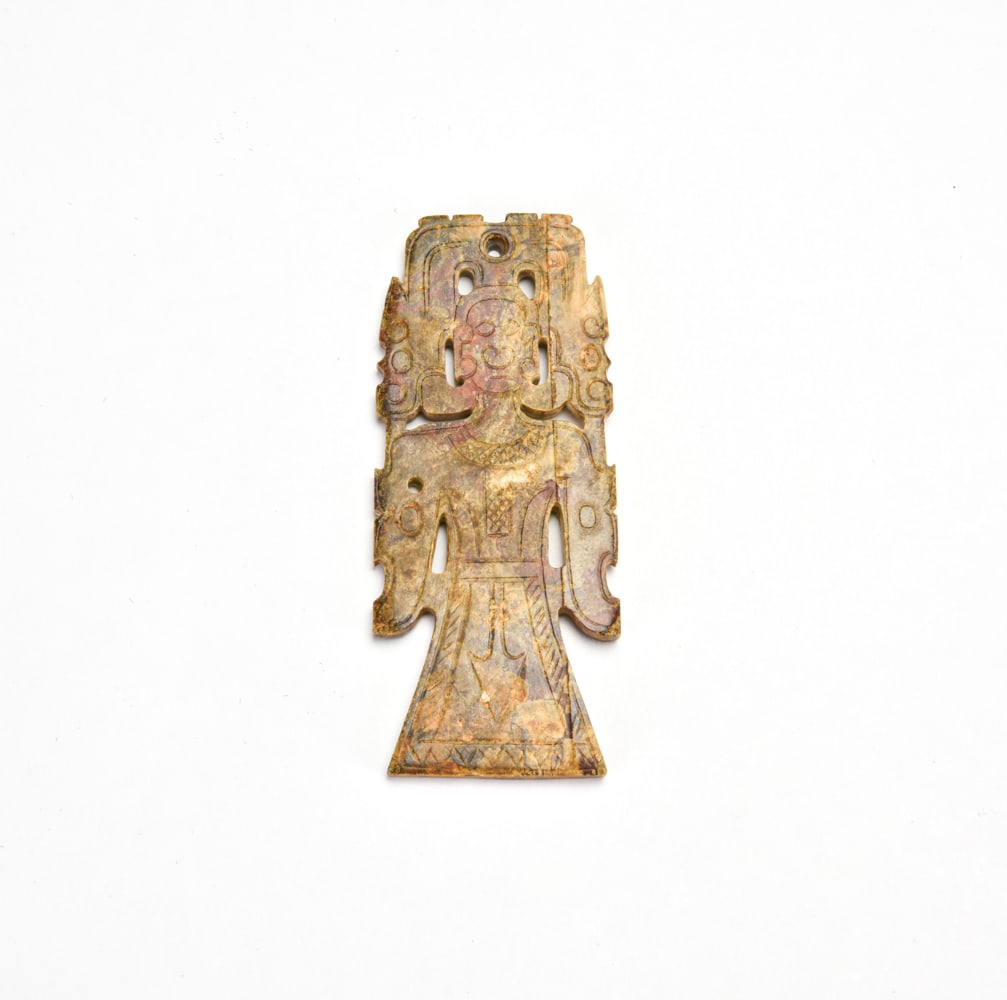 Western Zhou Dynasty, Jade Anthropomorphic Pendant (1 of 10)