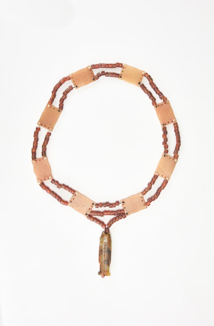 Western Zhou Dynasty A Composite Jade and Agate Pendant Set (1 of 10)