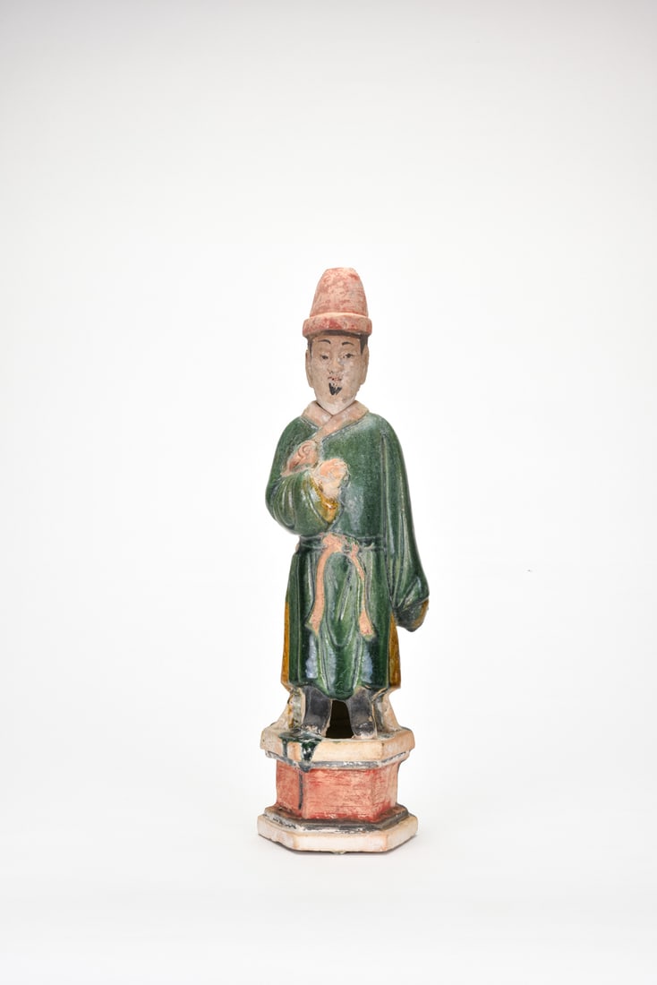 Tang Dynasty (AD 618–907). A Sancai-Glazed Pottery Figure. (1 of 7)