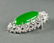 Rare and important bright green jadeite jade diamond - 2