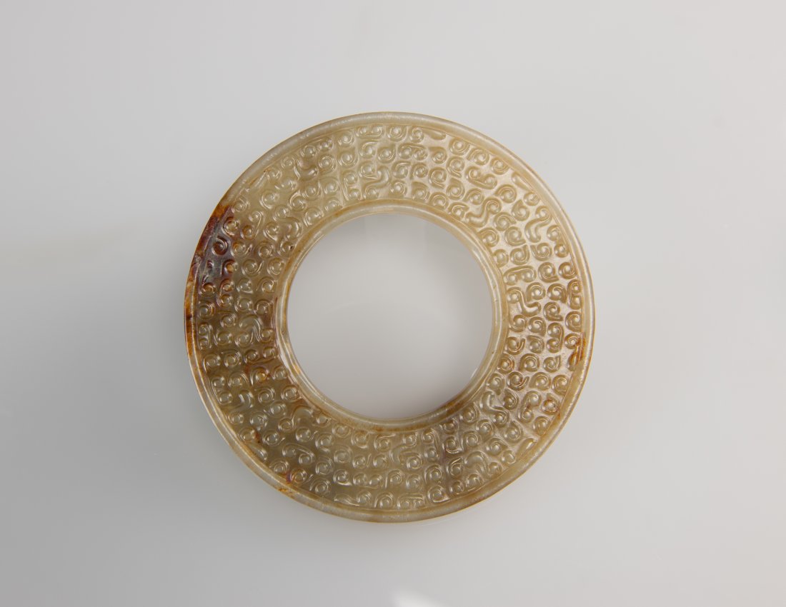Han Dynesty  -A Jade Disc (1 of 4)
