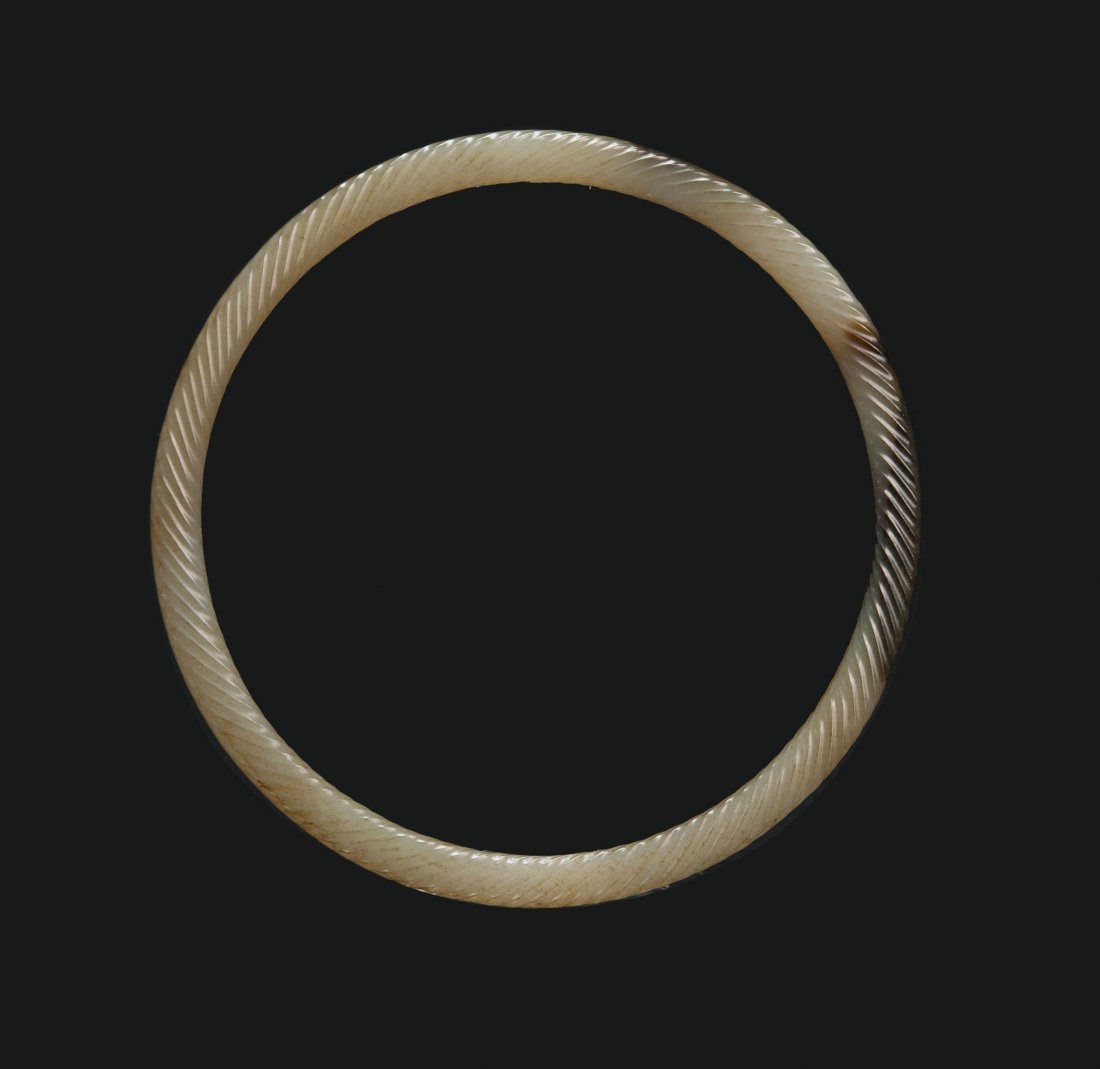 Warring State Period-A White Jade Disc (1 of 5)