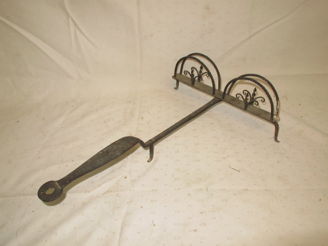 Forged Fireplace Toaster; Swivel Head: Forged Fireplace Toaster; Swivel Head