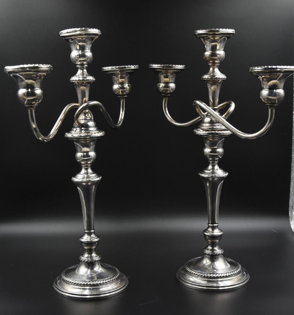(2) Sterling Silver Candlestick holders