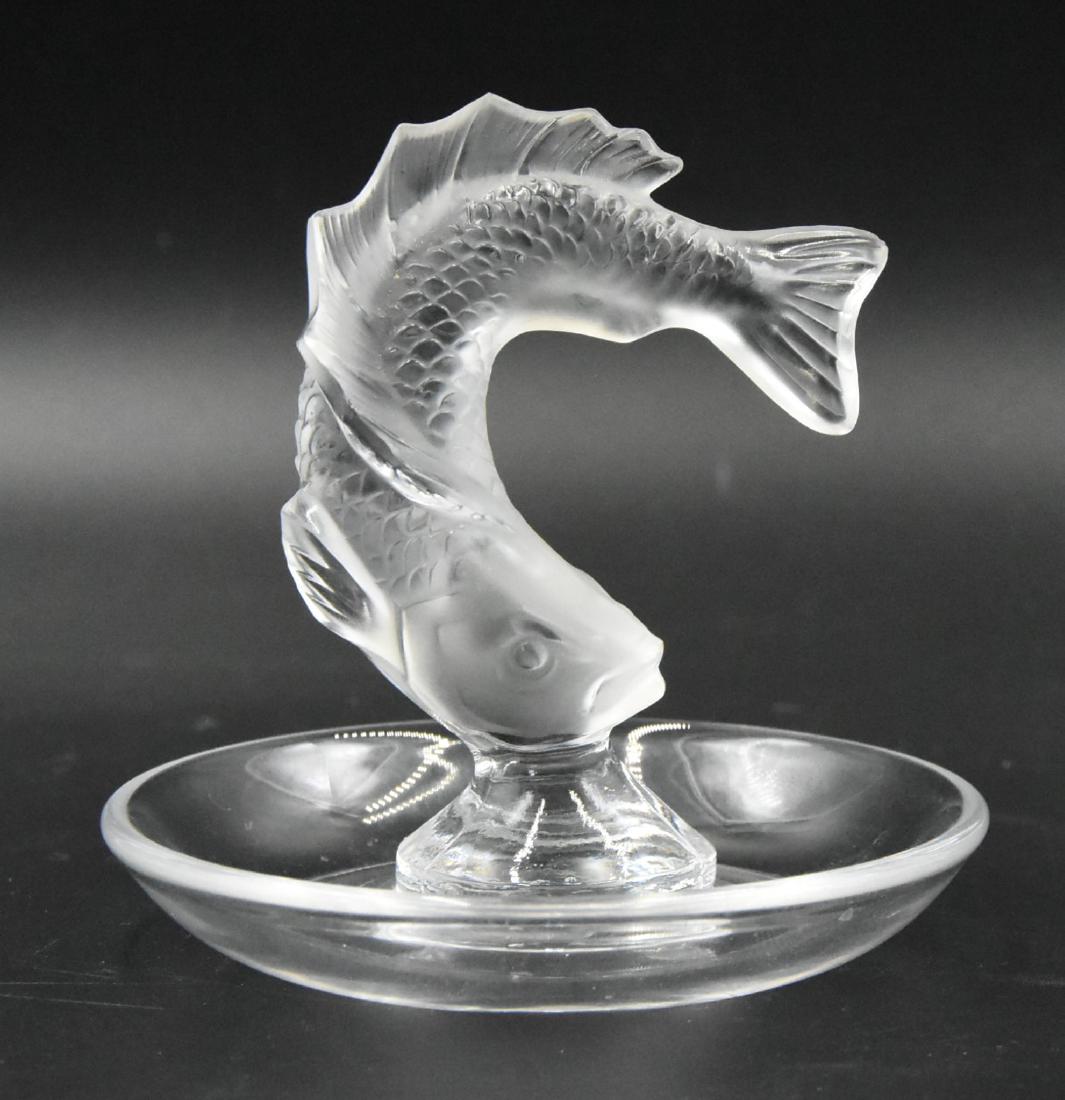 Lalique crystal fish: Lalique France Crystal Fish 3.5" x 3.5"