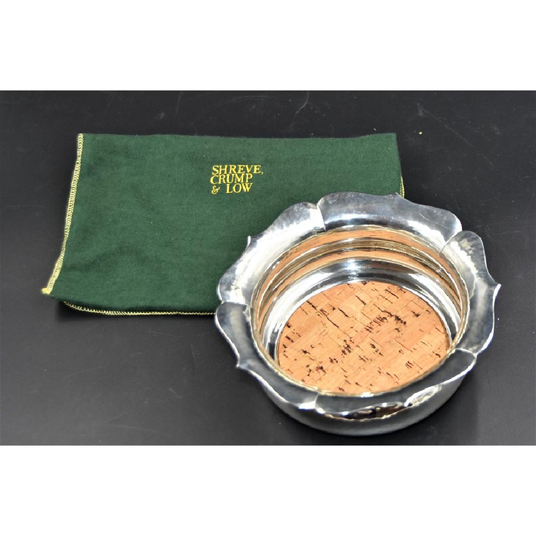 Wine Coaster- Porter Blanchard Hand made - Scalloped: 6.5" wide, 2 1/2 inches tall