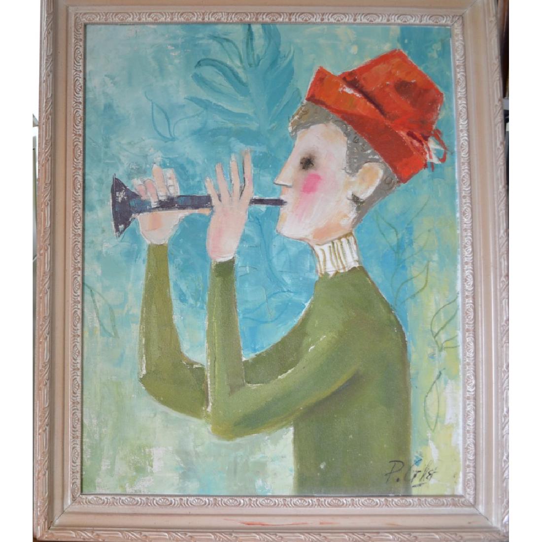 Flute Player Artwork - P. Gillet (1 of 6)