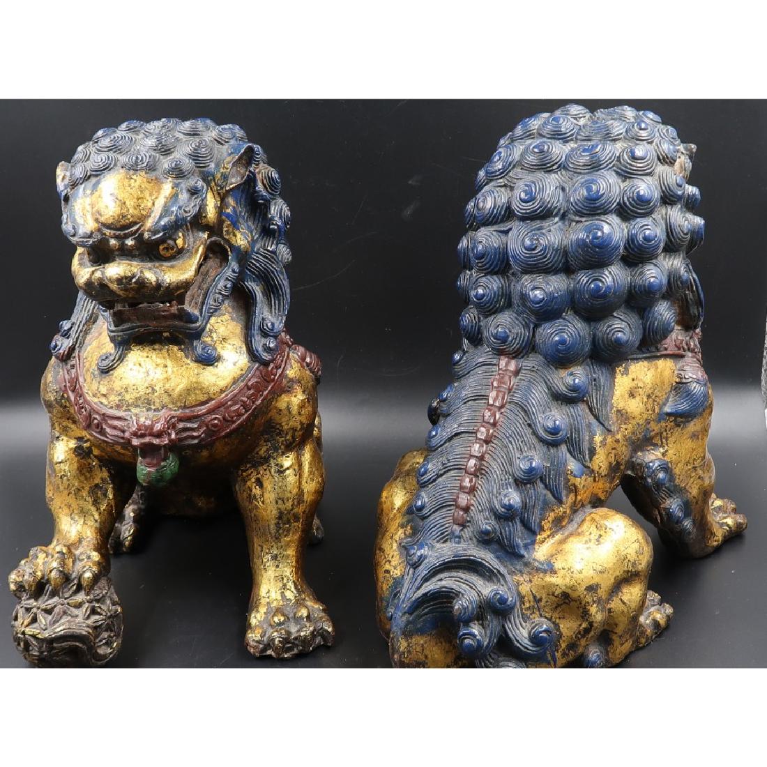 Pair Foo dogs (1 of 4)