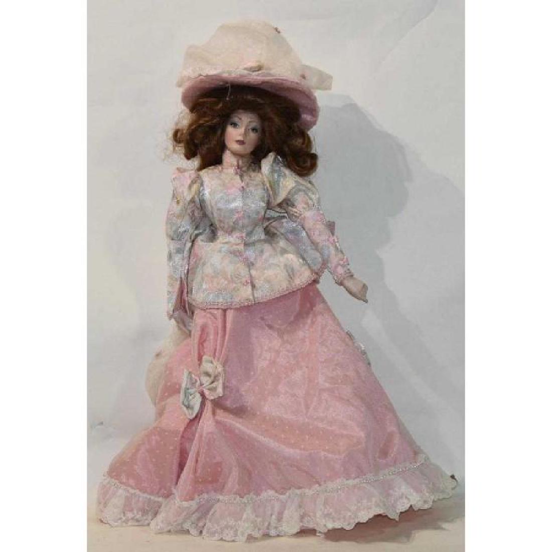 Antique Porcelain Doll: Size 24H x 11W
