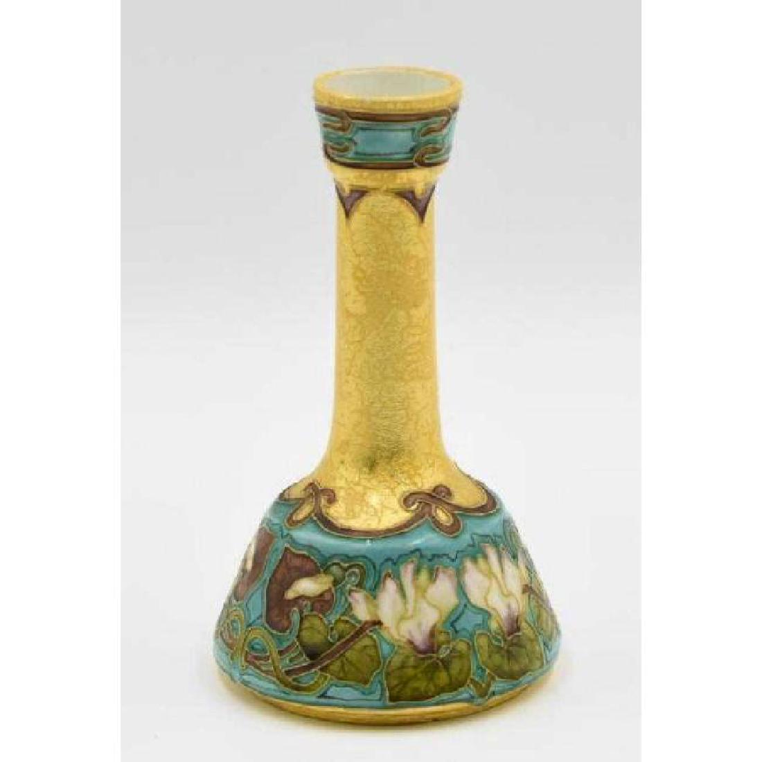 Sevres Paul Milet Vase Very Rare: Very Rare Paul Milet Sevres vase signed Marked signed V. Yung. 6"H x 3.5"w(at base) 1.5"W(at top)