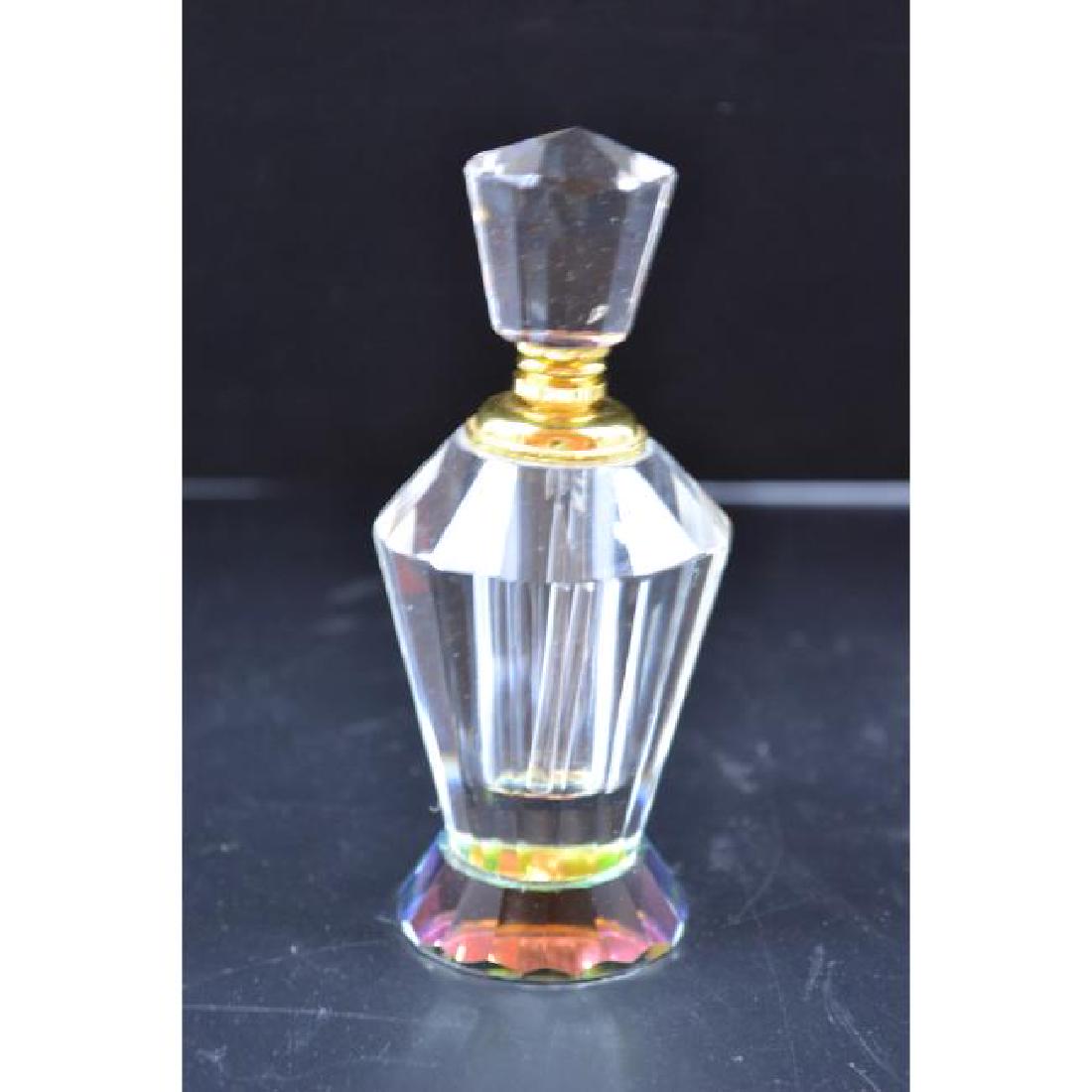 Lead Crystal Perfume Bottle Prism RAINBOW CRYSTAL PRISM PERFUME BOTTLE