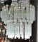 Vintage Mid-Century Crystal Rods Chandelier Murano - 2