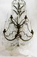 Pair of French Louis XV Style Dark Bronze Crystal - 2