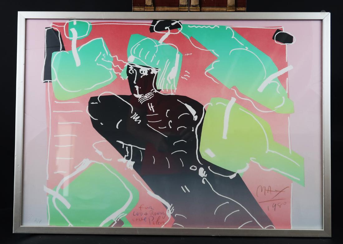 Peter Max Serigraph Hand Signed: Lesley Gore singer estate dedicated to her Parents Throughout his career, Peter Max adeptly intertwined art and everyday life. By dealing with current events in his work, using familiar images, and cr