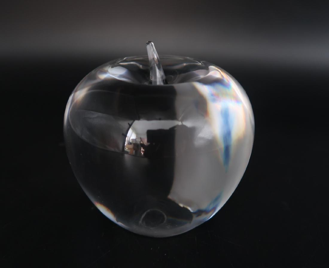 Tiffany & Co. Apple Paperweight Crystal (1 of 3)