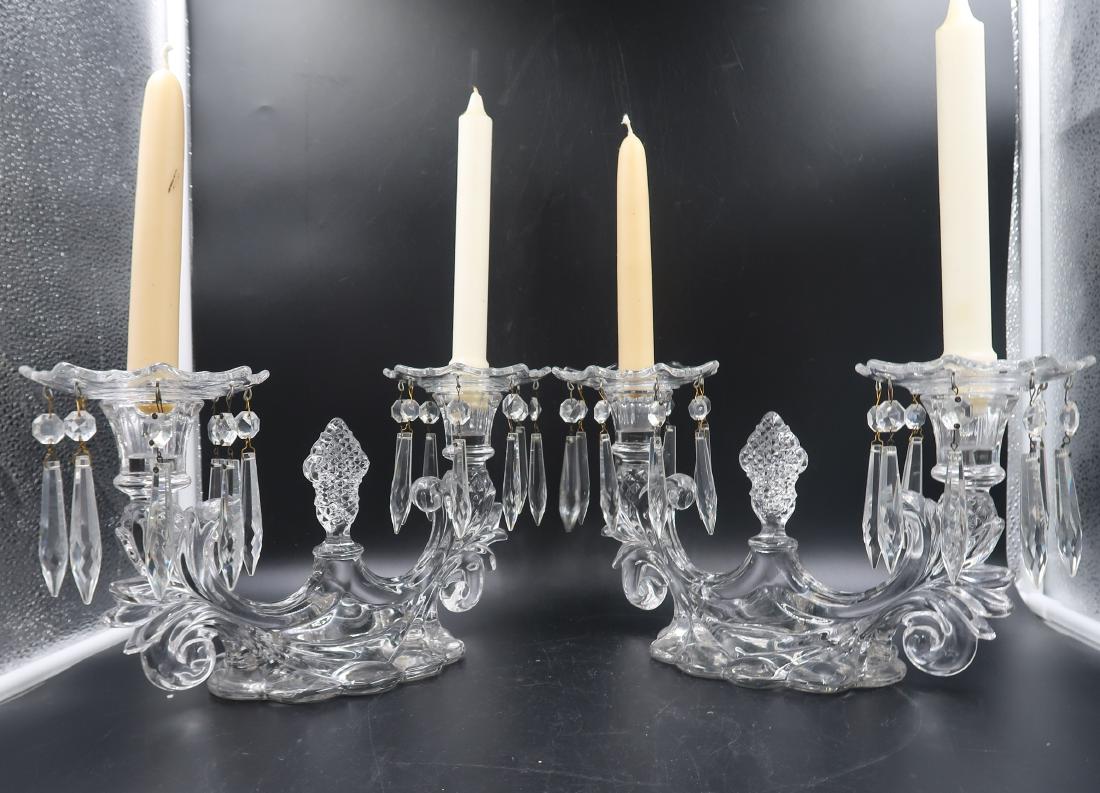 2 Crystal Candle holders Amarican Crystal (1 of 5)