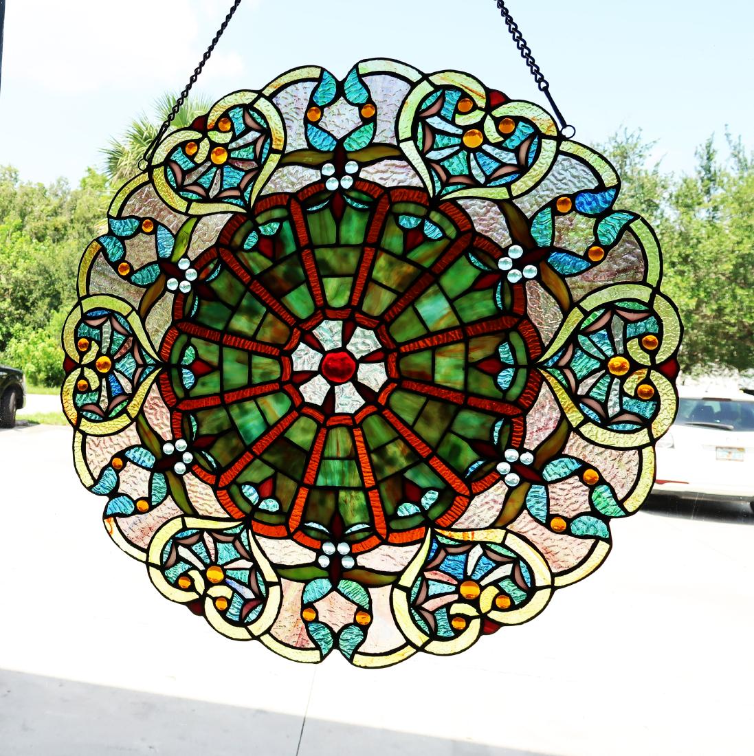 Victorian Style Stained Glass Panel (1 of 4)