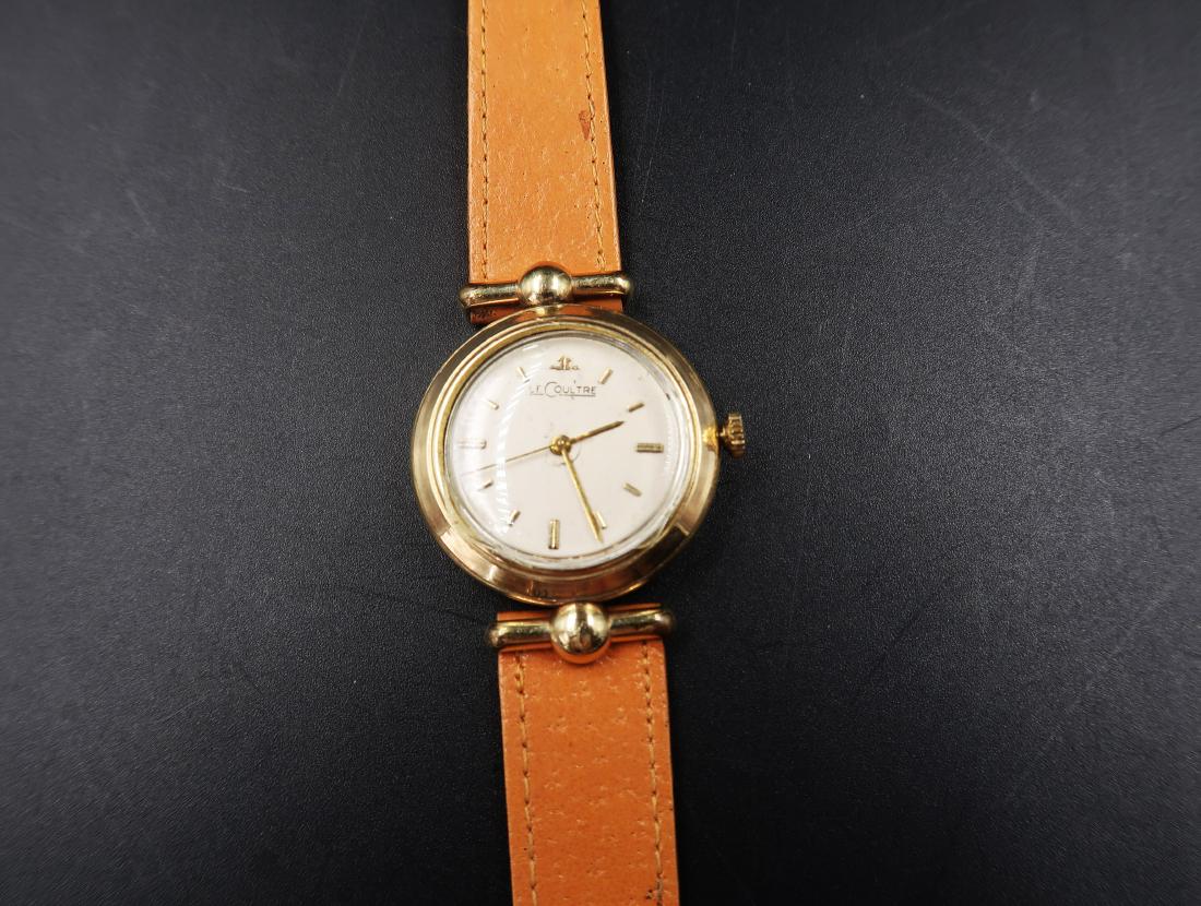 Jaeger LeCoultre Vintage Watch.: Light brwon genuine leather baterry not included
