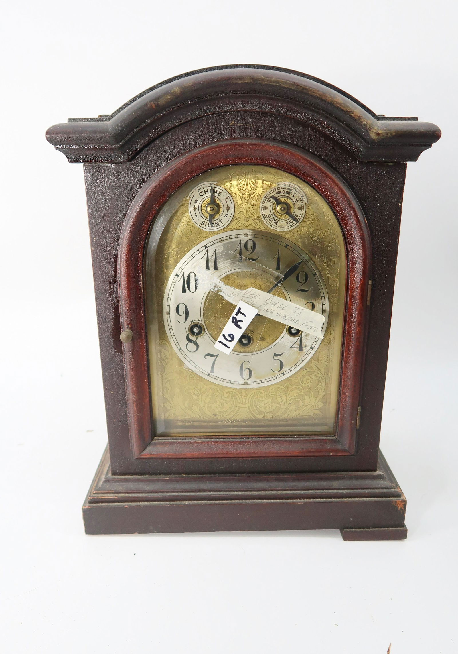 D.R.P A. oak Mantle Clock (1 of 4)