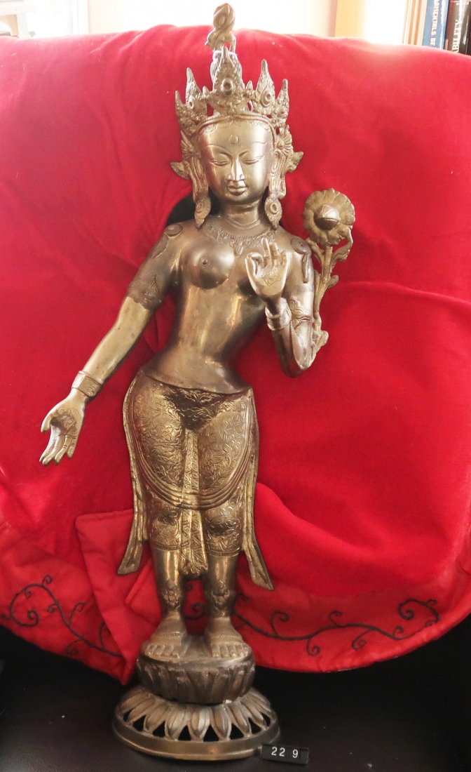 Antique Thai Bronze Statue (1 of 6)