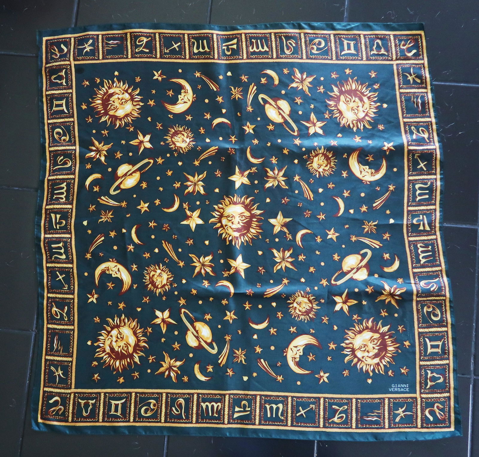 Versace Silk Scarf (1 of 8)