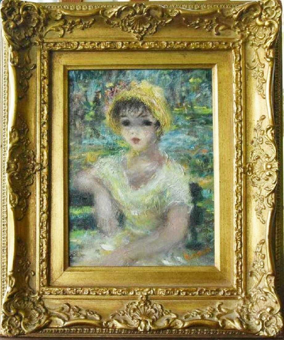 By Cherry Jefffe Huldah (1901 - 2001) Female Portrait (1 of 2)