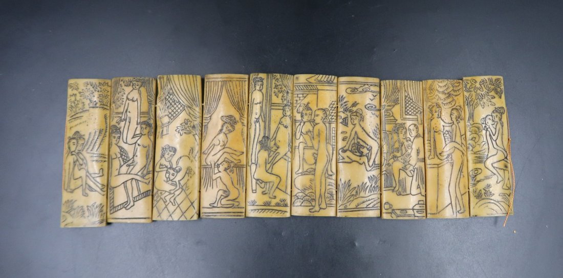 Chines Carving Pictogram: Size: 11\" x 4\"