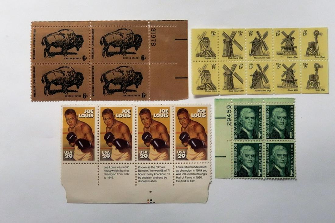 Vintage Stamps: Buffalo wildlife, Jeoe Louis, Thomas (1 of 5)
