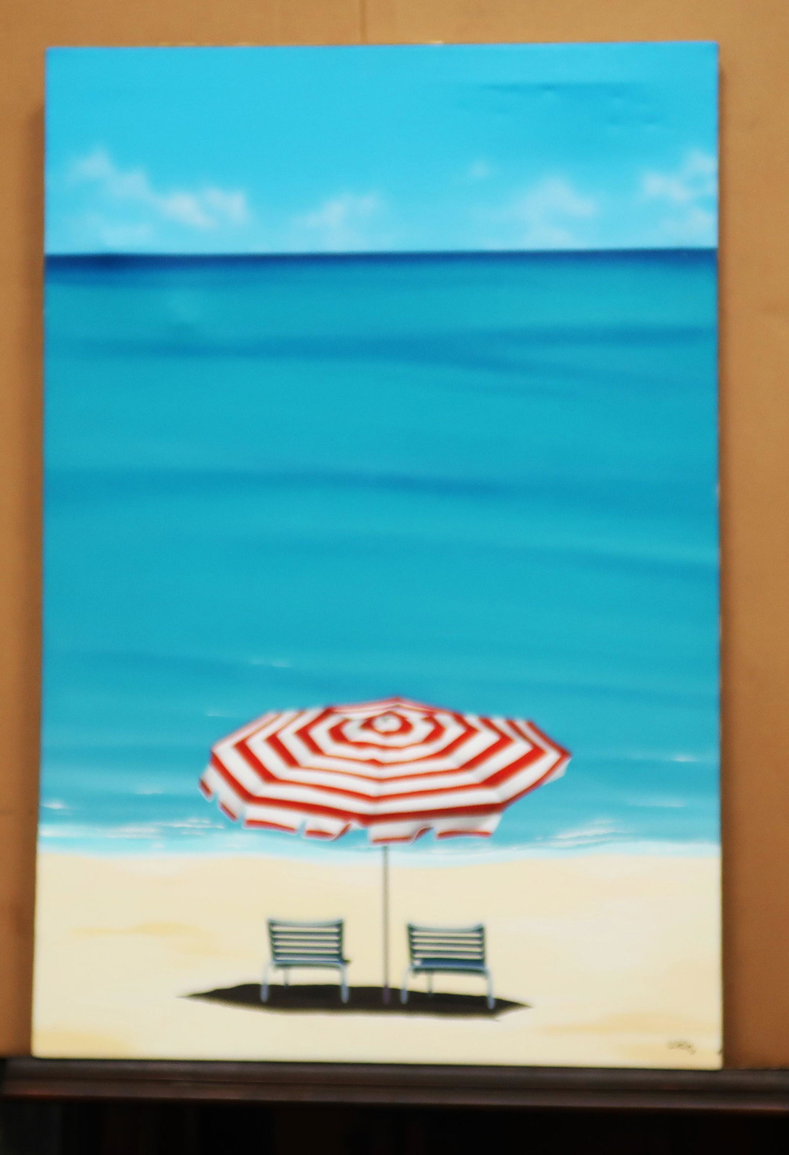 Artist by Ilkins Beach is Waiting for Us Acrylic on (1 of 4)