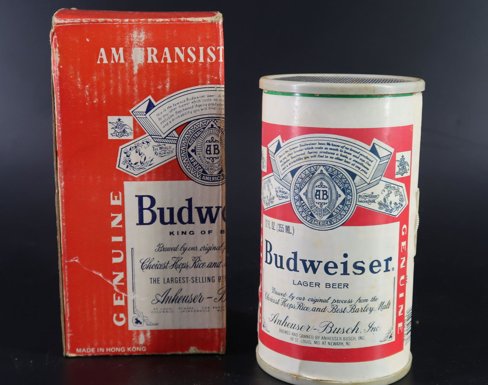 AM Transistor Radio Budweiser (1 of 4)