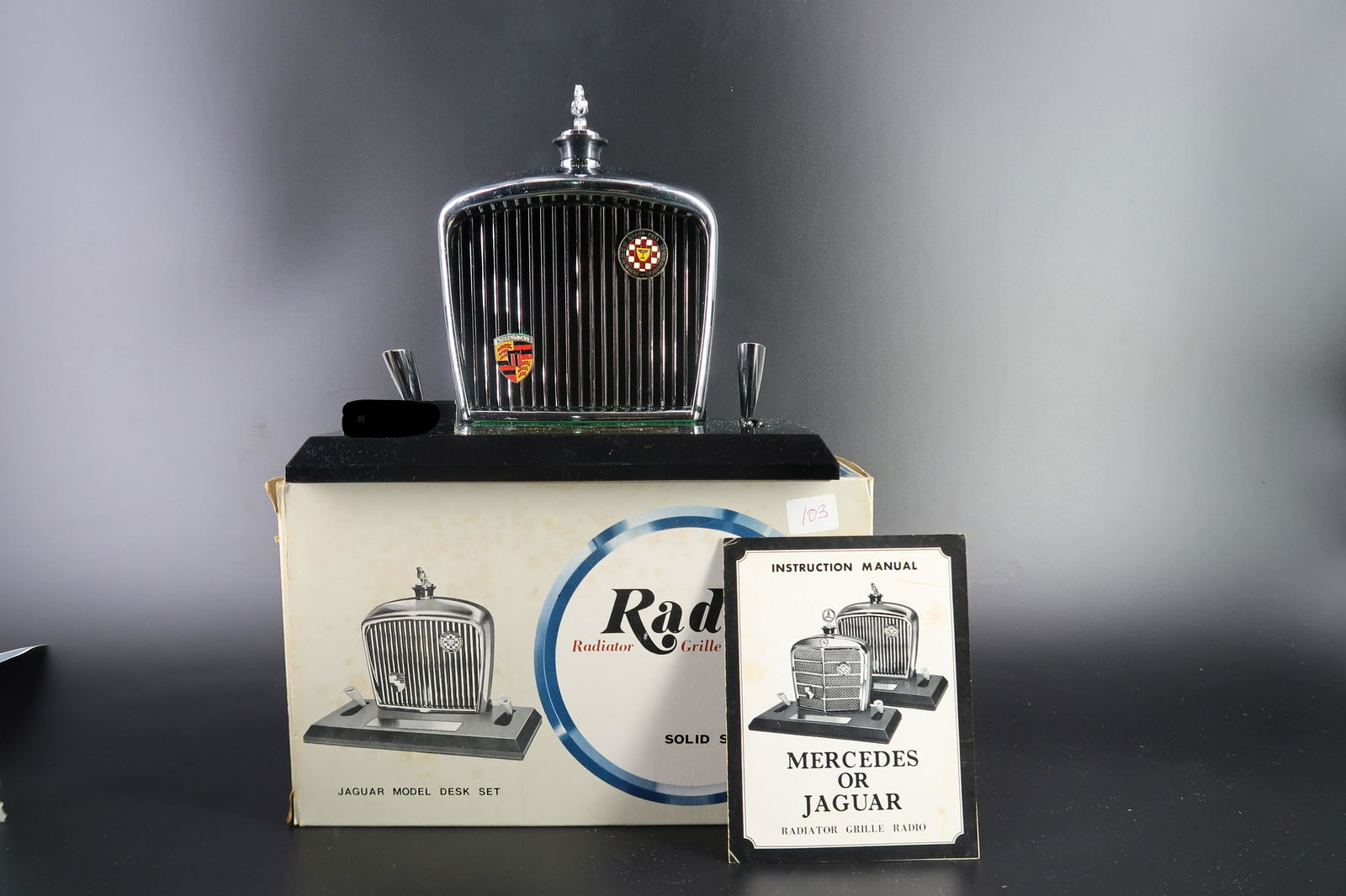 Jaguar Radiator Grille Radio (1 of 5)