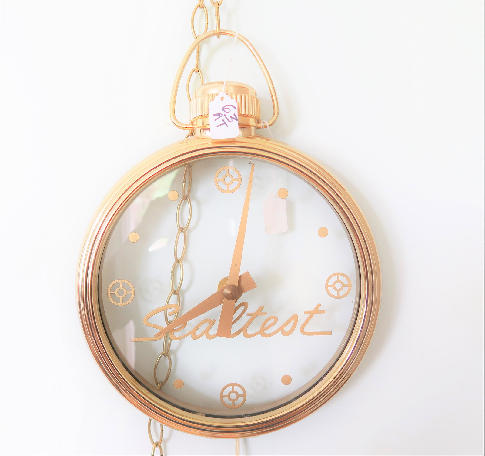 Sealtest adv. Clock 1970s: Size: 11" Round