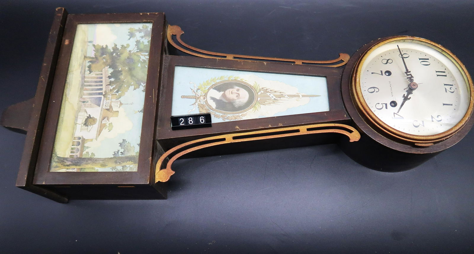 Seth Thomas Banjo Clock  Conn 1813 (1 of 4)